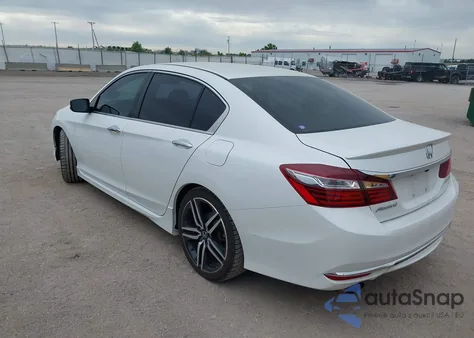 2016 Honda Accord Sport z USA, uszkodzony, nr VIN 1HGCR2F64GA015830